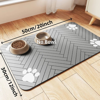 Absorberende Placemat voor Honden en Katten – Waterdicht en Sneldrogend