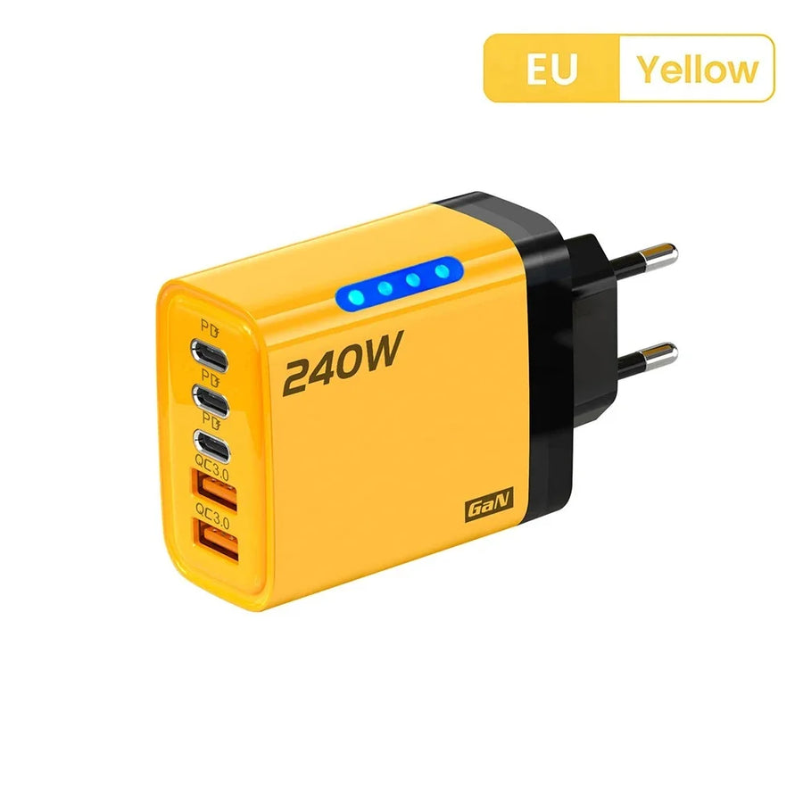 120W USB C  snellader EU stekker
