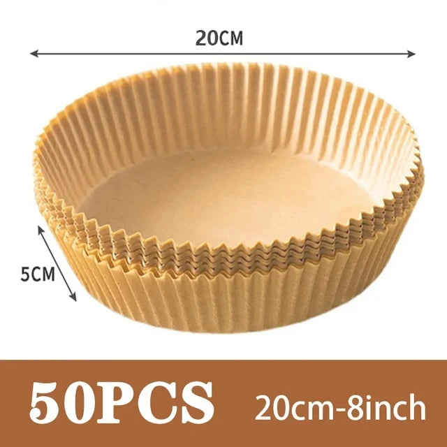 Rond bakpapier airfryer 50 stuks