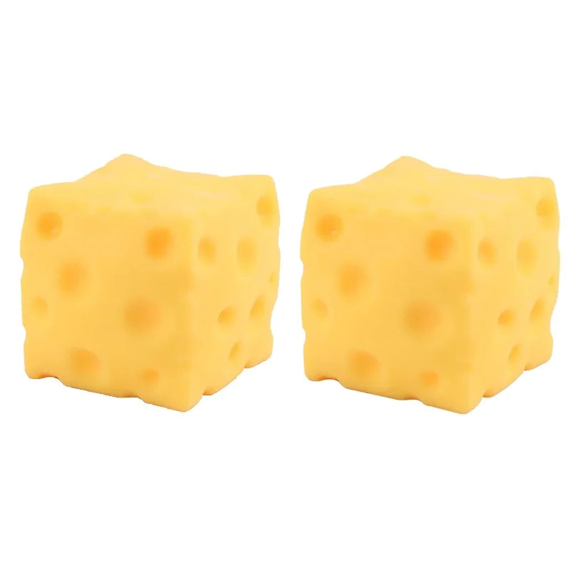 Squishy kaasblokje stressverlichting