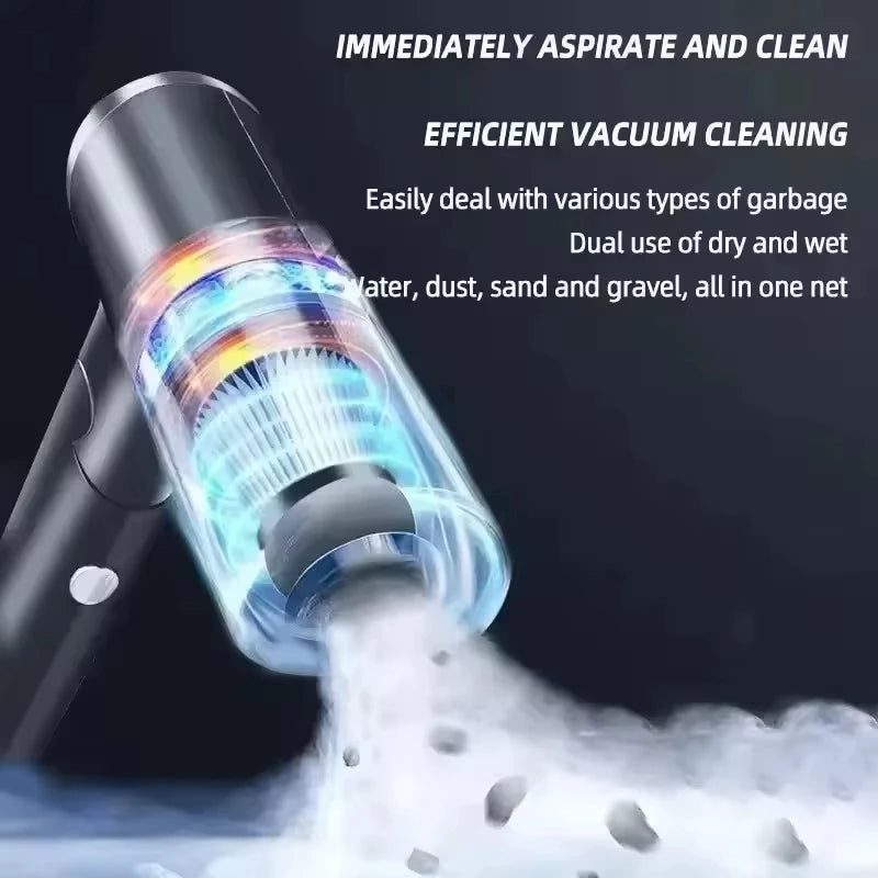Cordless 4-in-1 Vacuum Cleaner with Blower and Suction Function for Car and Home