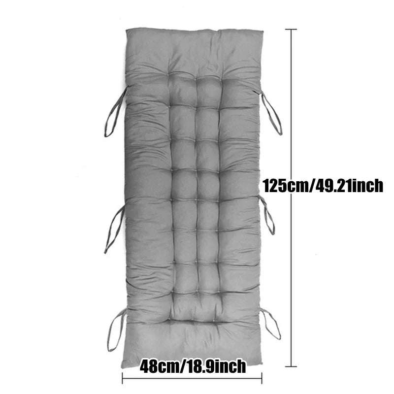 Schommelstoelkussen 125x48x8 cm polyester katoen