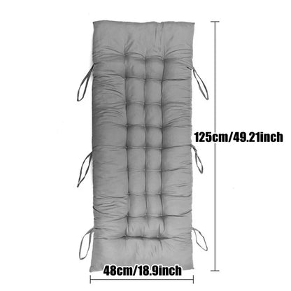 Schommelstoelkussen 125x48x8 cm polyester katoen