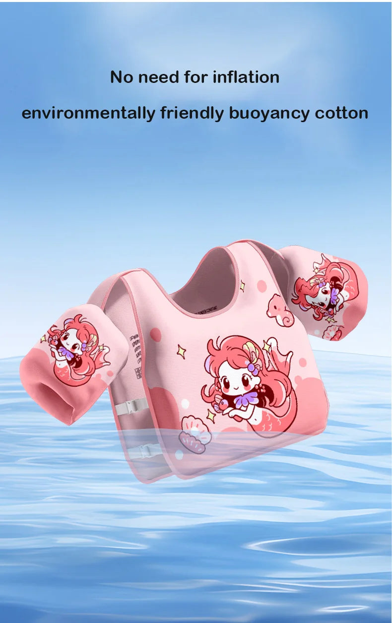 Kids Swim Vest – No Inflation Needed