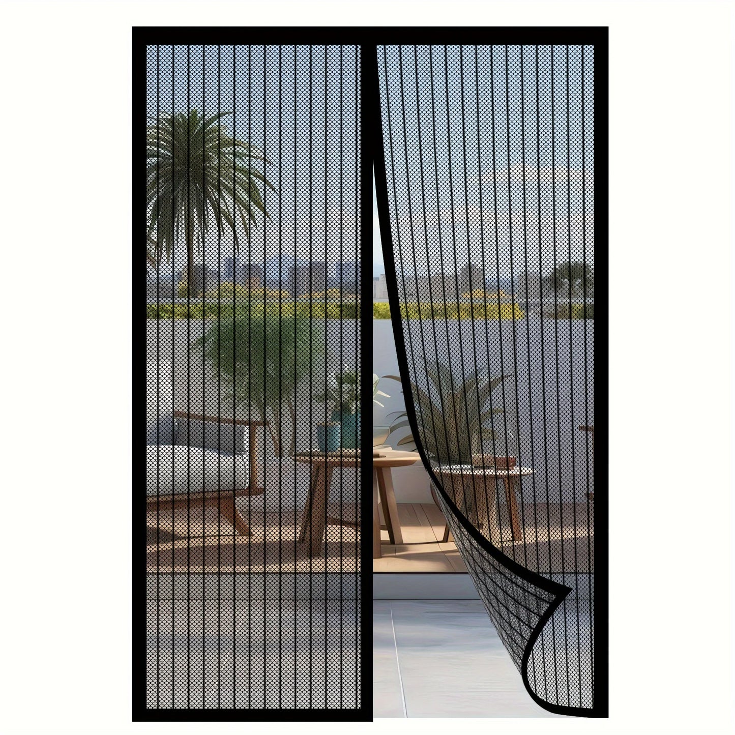 Magnetisch Deurgordijn | Zelfsluitend en handsfree tegen insecten