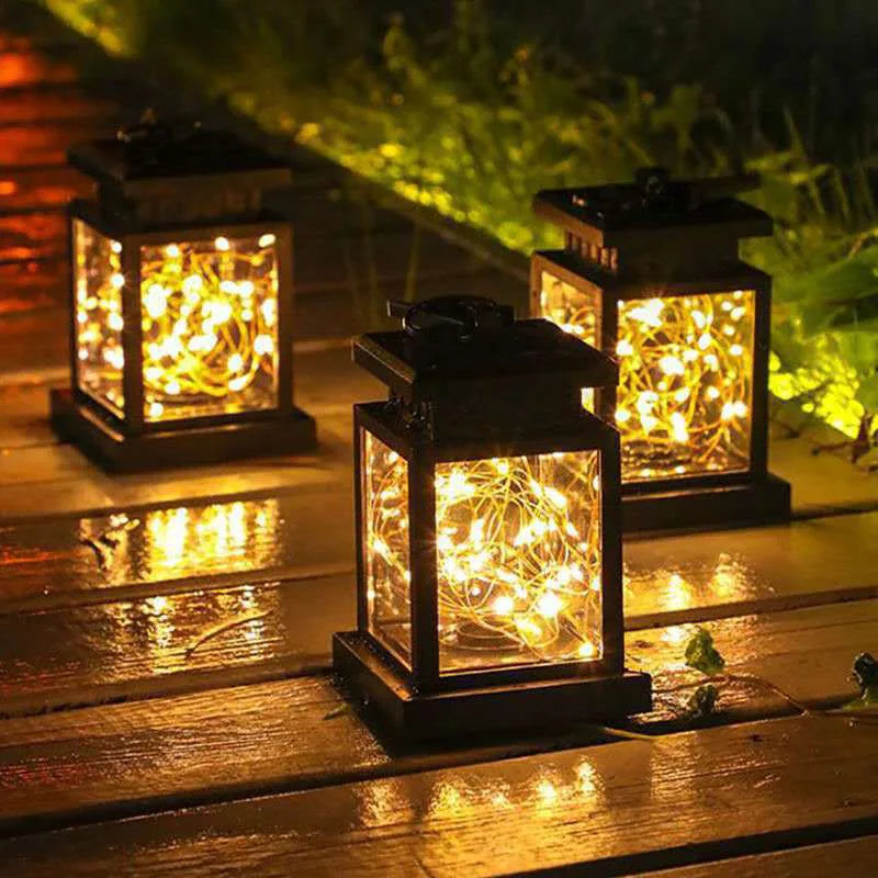 Solar LED lantaarn voor tuin terras balkon