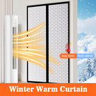 Magnetic Door Curtain Black – Easy to Install – Keeps Cold Out and Warmth In