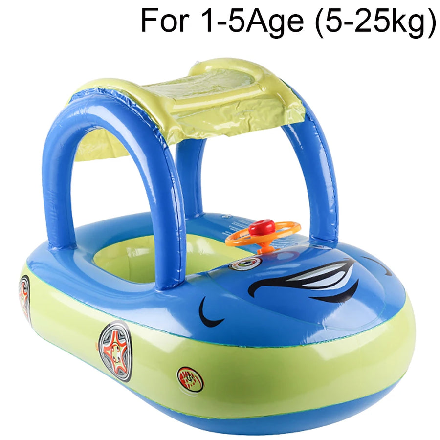 Toddler Pool Float Car Shape – Buoyancy Aid for Children 3-6 Years