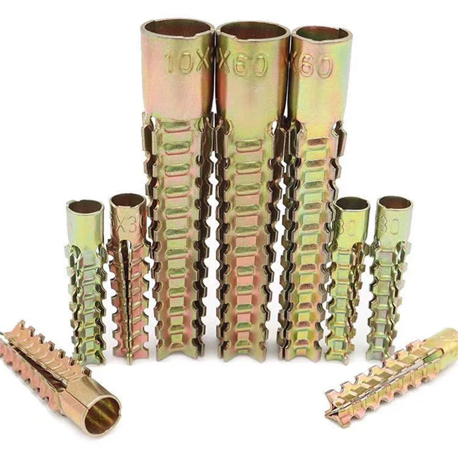 Muurankers staal M5 M6 M8 met schroeven