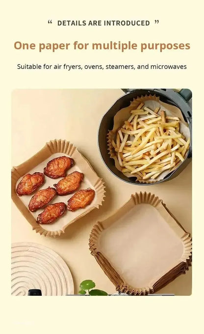 Rond Bakpapier voor Airfryer (50 stuks)
