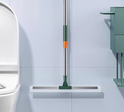 Siliconen schoonmaakbezem met wisser