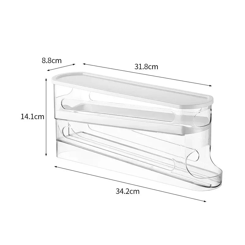 Automatic Double-Layer Egg Dispenser for Refrigerator