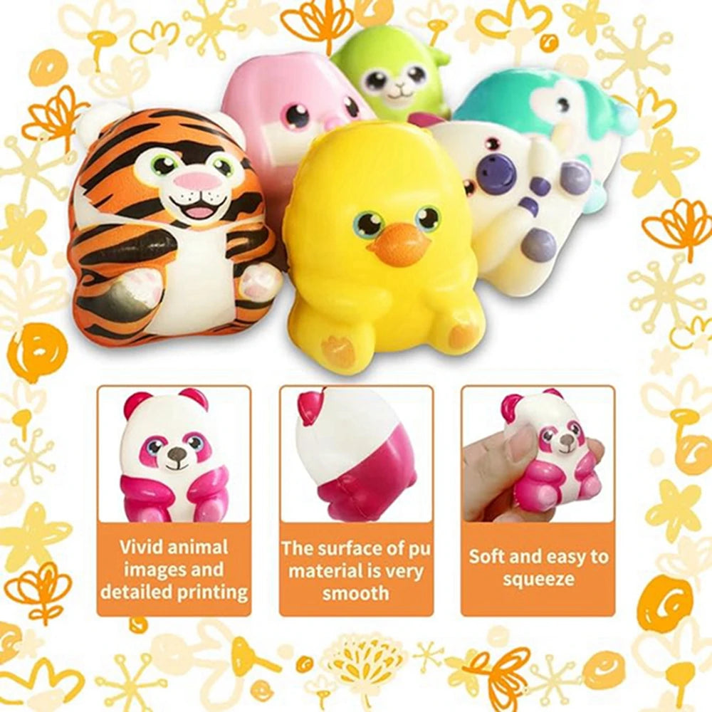 Mini squishies 6 of 12 stuks