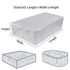 Garden Table Protective Cover Made of 210D Oxford Fabric - Waterproof and UV-Resistant