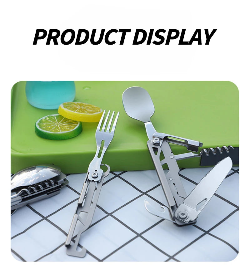 Draagbare Tafelset RVS met Zaag