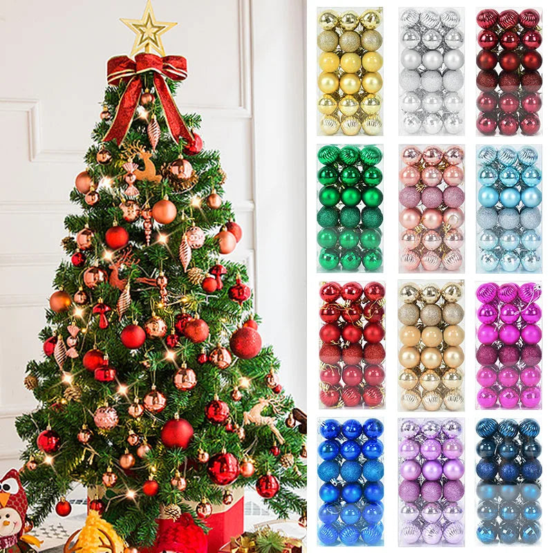 Kerstballen set decoratie