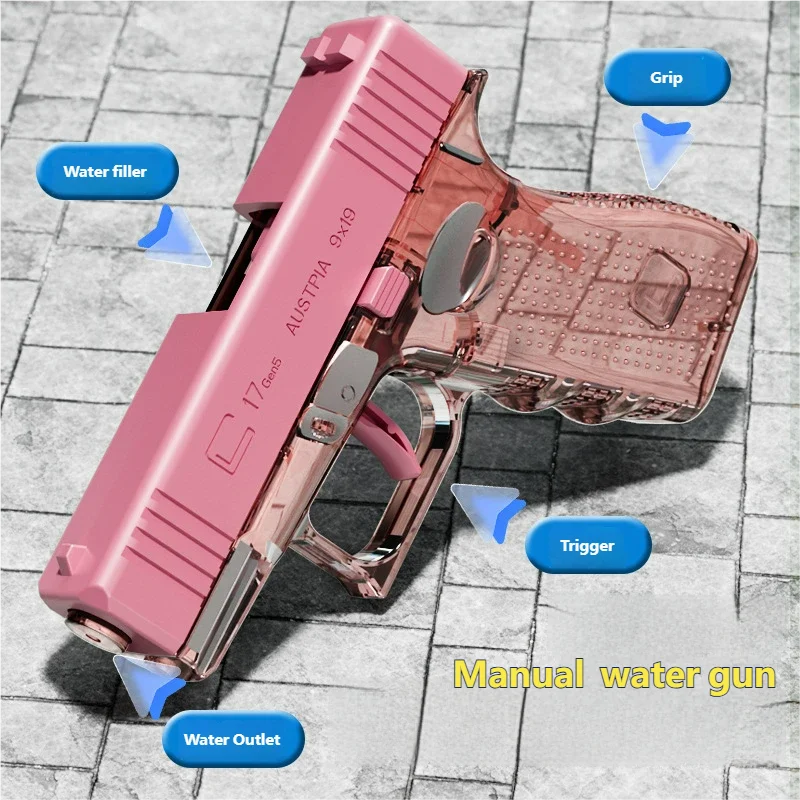 Mini Water Gun without Batteries for Outdoor Fun