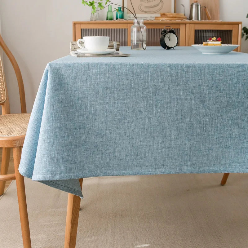 Tafellaken rechthoekig waterdicht oliebestendig polyester katoen