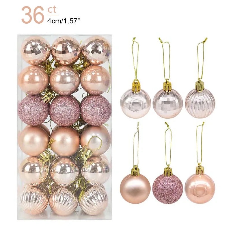 Kerstballen set decoratie