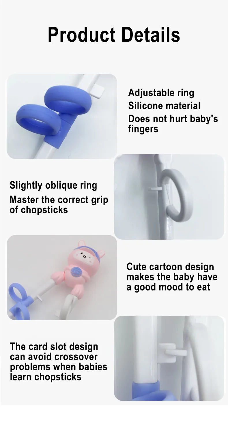 Kinder Trainings Eetstokjes met Dierenvorm