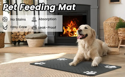 Absorberende Placemat voor Honden en Katten – Waterdicht en Sneldrogend