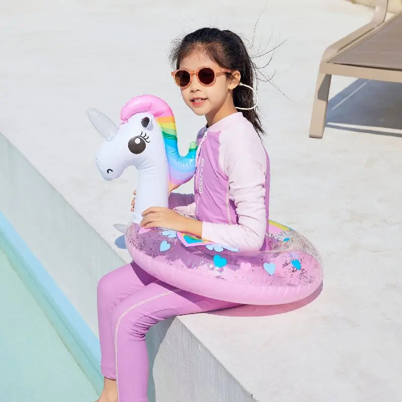 Inflatable Swim Ring Unicorn Flamingo
