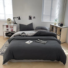 Dekbedovertrekset microfiber 3-delig met rits