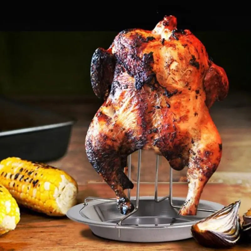 Grillrek kipdrumsticks 14 plekken met druppelpan