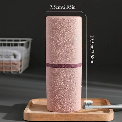 Tandenborstelhouder met spoelbeker plastic