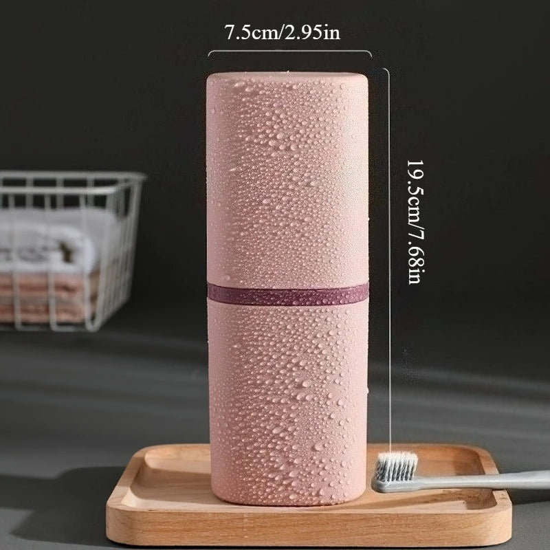 Tandenborstelhouder met spoelbeker plastic