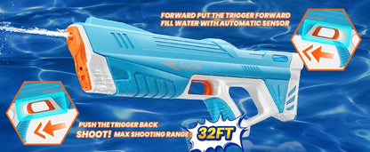 Elektrisch Waterpistool Automatisch – 43 cm – Voor Kinderen en Volwassenen
