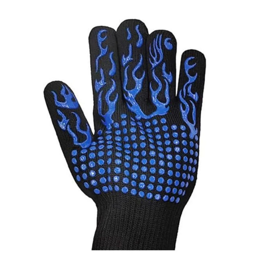 Universal Heat-Resistant Oven Mitt (1 Piece) with Non-slip for Barbecue & Kitchen