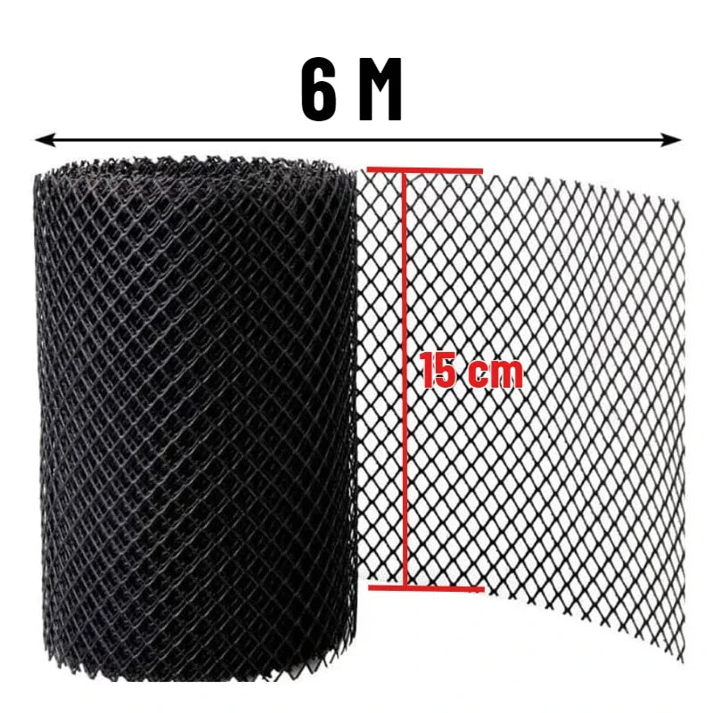 Gootgaas bladstopper 6m 20m HDPE
