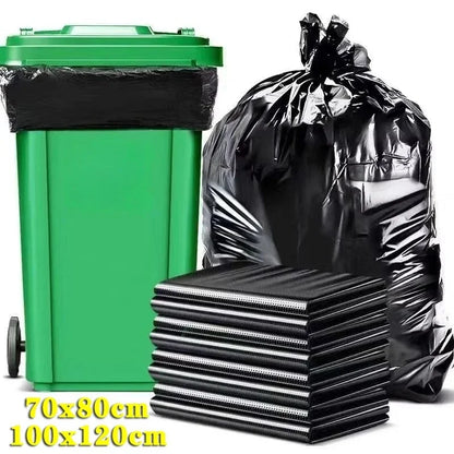 Zware Extra Grote Afvalzakken Zwart - 50 Stuks