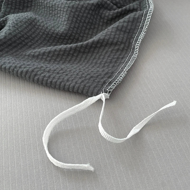 Dekbedovertrekset microfiber 3-delig met rits