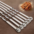 Barbecue spiezen 6 stuks plat roestvrij staal