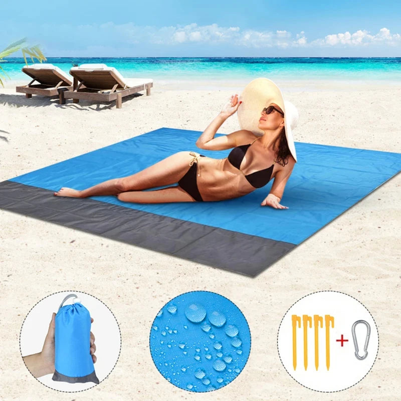 Strandmat extra groot waterdicht zandvrij
