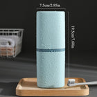 Tandenborstelhouder met spoelbeker plastic