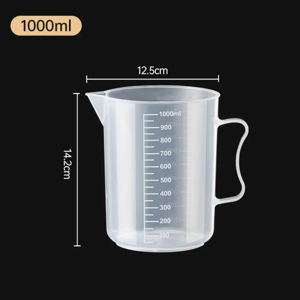 Clear Plastic Measuring Cup with Clear Scale
