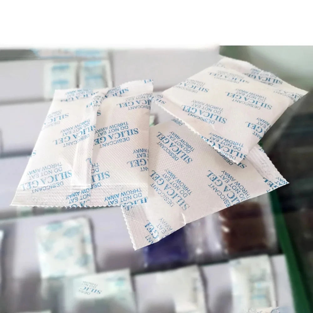 Silica gel vochtvreter zakjes