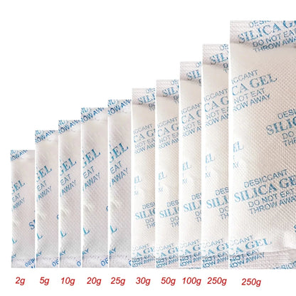 Silica gel vochtvreter zakjes