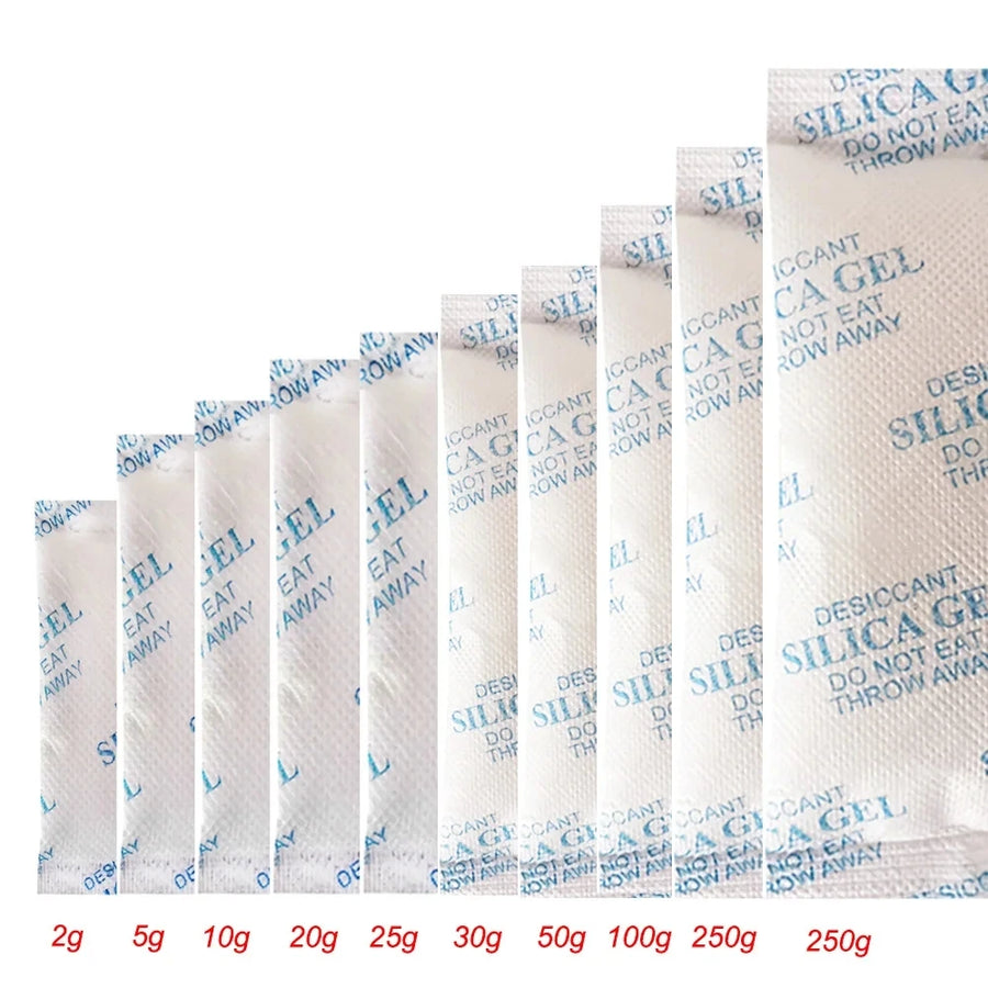 Silica gel vochtvreter zakjes