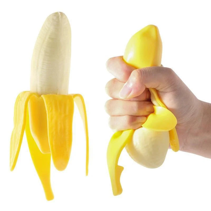 Squishy fidget toy fruitvorm
