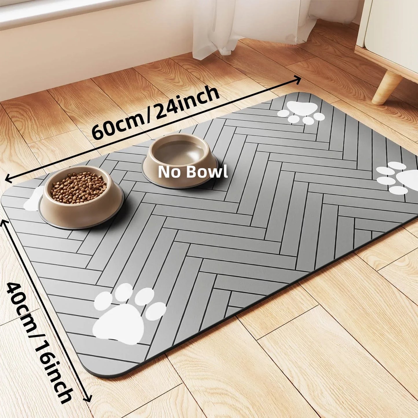 Absorberende Placemat voor Honden en Katten – Waterdicht en Sneldrogend