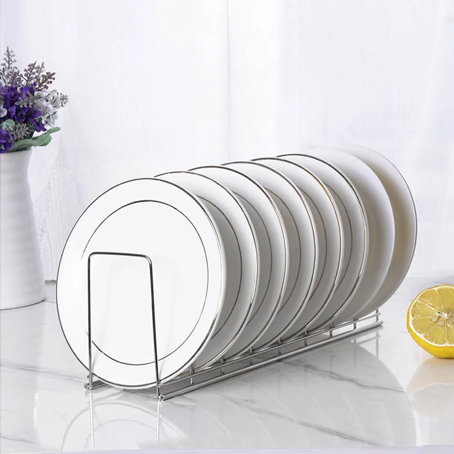 Stainless Steel Dish Rack Plates and Bowls
