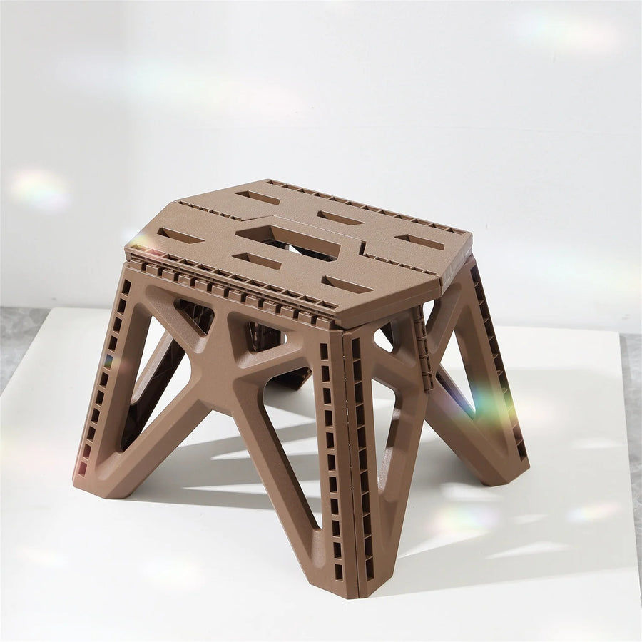 Opvouwbaar krukje plastic 28.5x20x24 cm