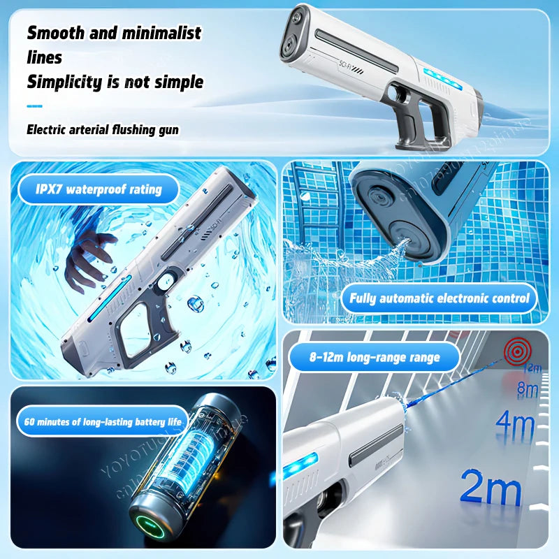 Fully Automatic Electric Water Gun with Large Capacity