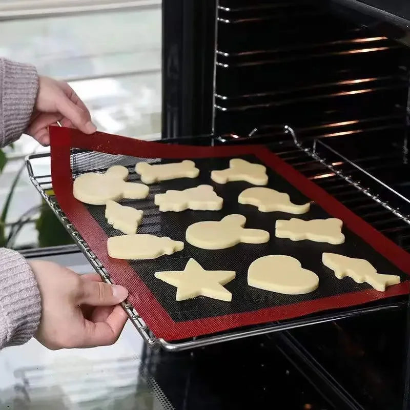 Private Label Silicone Baking and Grilling Mat 30x40 cm - Reusable for Oven and Microwave