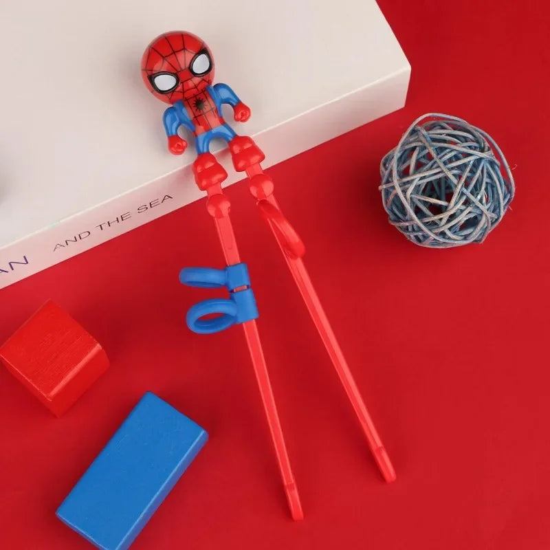 Marvel Trainings Eetstokjes Kinderen Spider-Man en Captain America