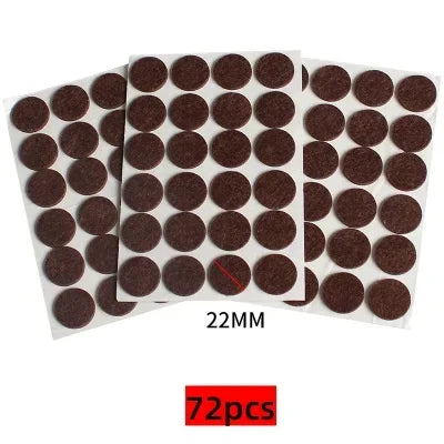 Meubelviltjes rechthoekig zelfklevend 3 mm
